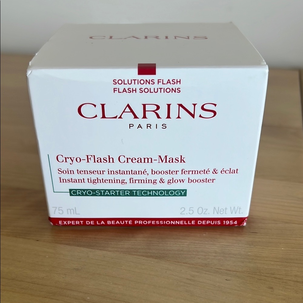 Clarins Cryo-Flash Cream-Mask - White